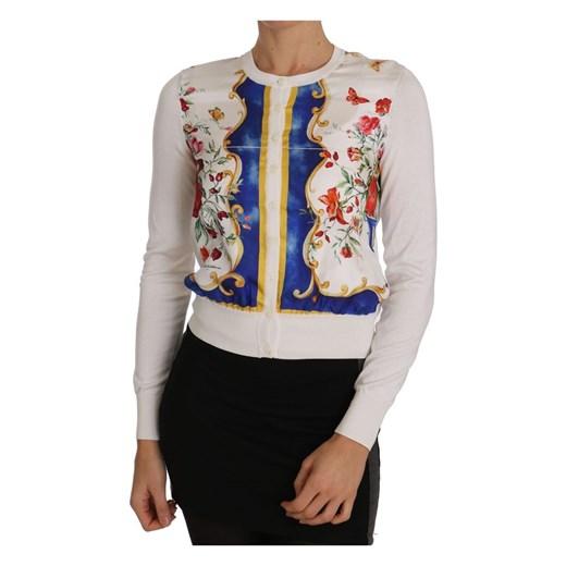 Majolica Cardigan Floral Silk Sweater Dolce & Gabbana IT38 | XS showroom.pl okazja