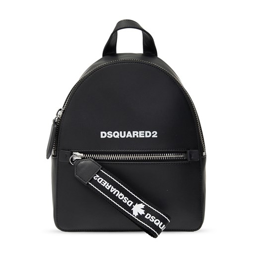 Skórzany plecak z logo Dsquared2 ONESIZE showroom.pl