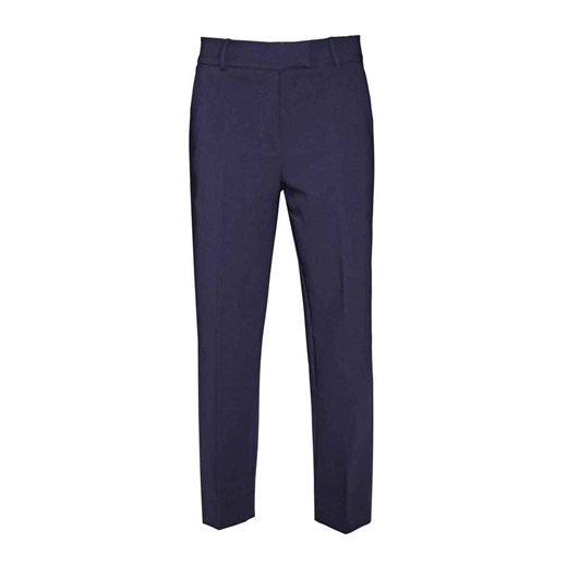 Capri pants in crepe -ADW7016 / N0156E-50-Blue-38 42 IT showroom.pl