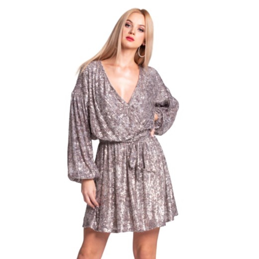 Sukienka cekinowa Vivienne Swing Polish Fashion Concept M - 38 showroom.pl