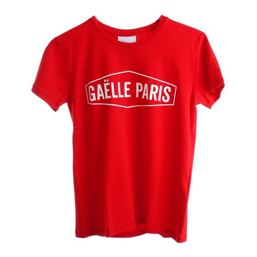 Czerwony t-shirt chłopięce Gaëlle Paris 