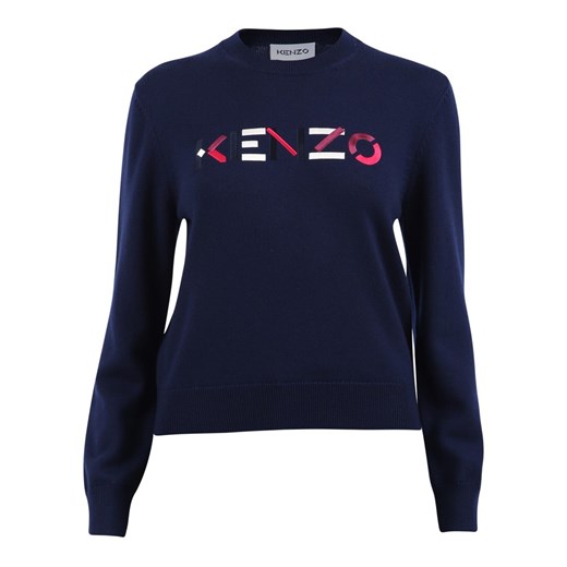 Embroidered cotton sweater Kenzo S showroom.pl