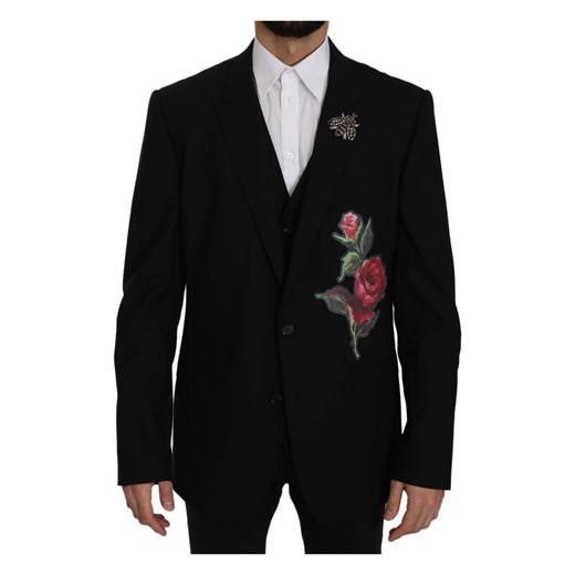 Roses Bee 2 Piece Vest  Blazer Dolce & Gabbana IT54|XL showroom.pl okazja