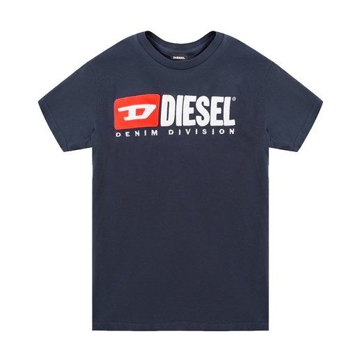 T-shirt z logo Diesel 14y promocyjna cena showroom.pl