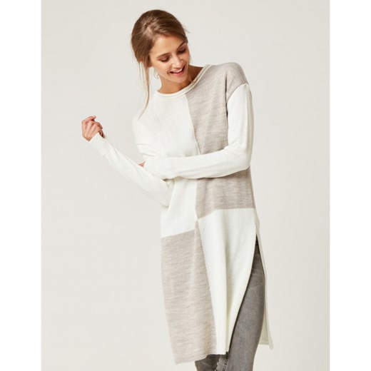 Sweter w kwadraty Lumide ONESIZE showroom.pl