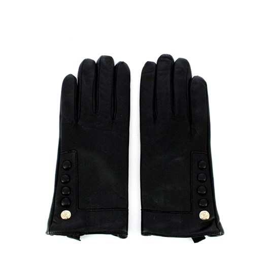 Leather gloves with buttons Guess M wyprzedaż showroom.pl