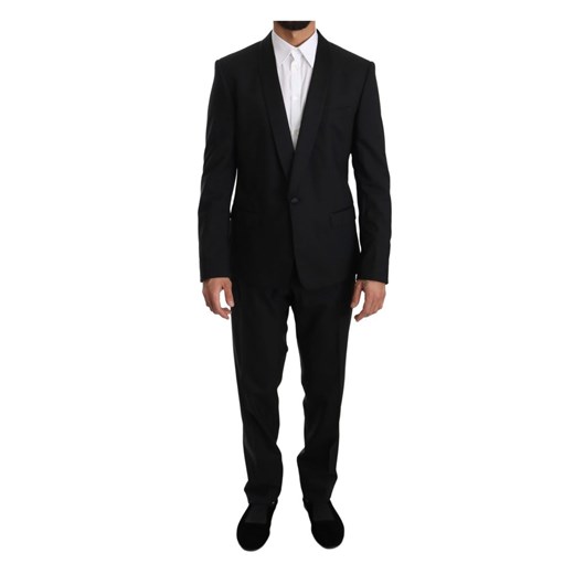 One Button Slim Martini Suit Dolce & Gabbana 52 IT wyprzedaż showroom.pl