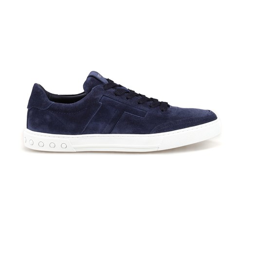Suede sneakers with padded T Tod`s UK 8 showroom.pl