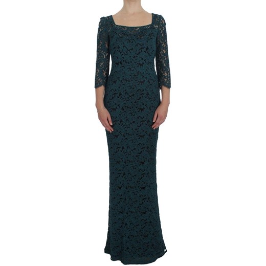 Floral Lace Bodycon Maxi Ball Dress Dolce & Gabbana XS - 40 IT okazja showroom.pl