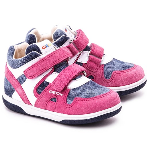 Baby Sum Flick - Różowe Zamszowe Trzewiki Dziecięce - B4234A 0PA22 C4117 mivo rozowy buty na lato