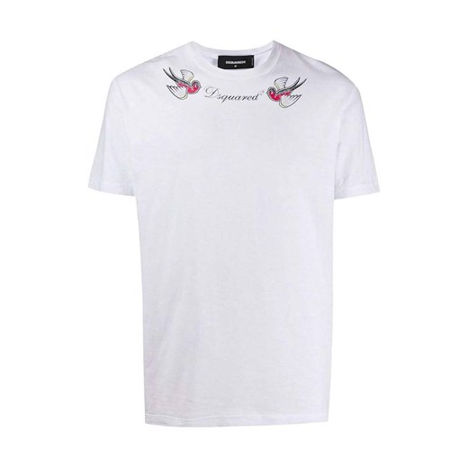 Chip Chip Icon White T-Shirt Dsquared2 2XL showroom.pl