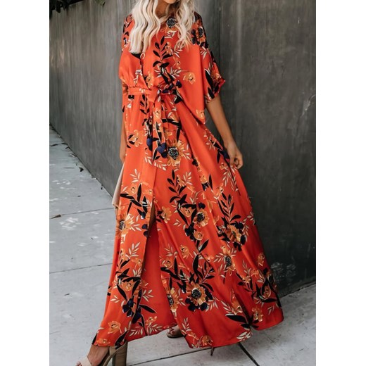Sukienka wielokolorowa Sandbella maxi