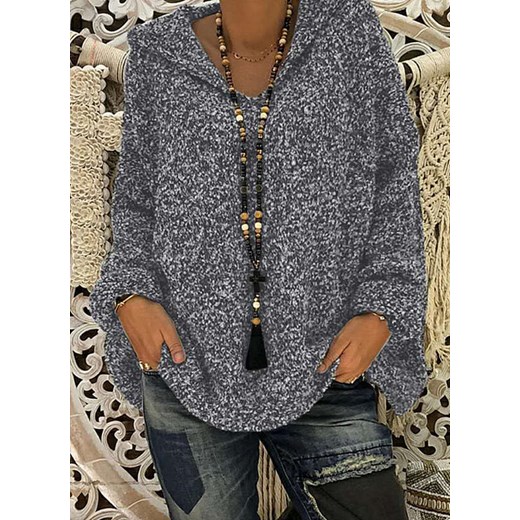 Sweter damski Sandbella Odzież Damska VB szary LCGC Sweter damski Sandbella Odzież Damska VB szary LCGC