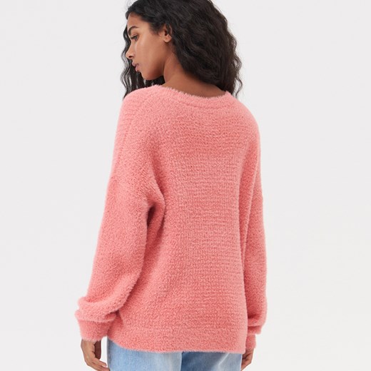 Sinsay - Luźny sweter - Różowy Sinsay XL Sinsay