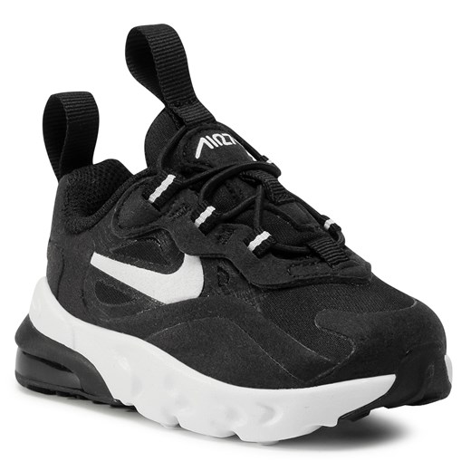 Buty sportowe dziecięce czarne Nike gładkie na wiosnę sznurowane 