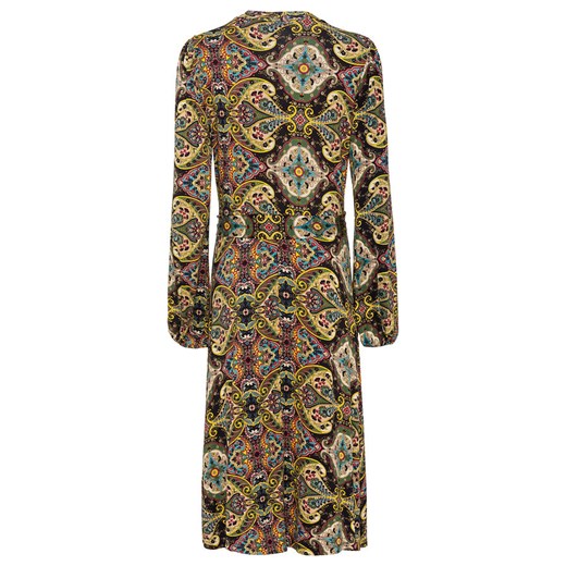 Sukienka z dżerseju w deseń paisley, długi rękaw | bonprix Bonprix 40/42 bonprix