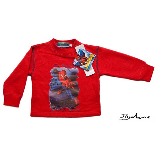 SPIDERMAN UBRANIA BLUZA CHŁOPIĘCA FLY AWAY barline czerwony bluzka