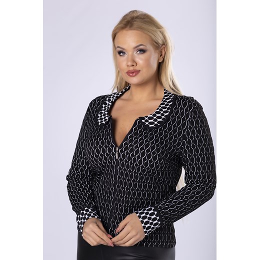 dopasowana bluzka z kołnierzykiem Ptakmoda.com 44 ptakmoda.com