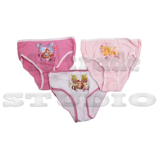 WINX MAJTECZKI DZIEWCZYNKI 3PACKI PUDEŁKO barline rozowy bawełniane