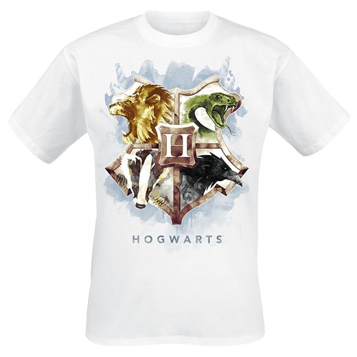 Harry Potter - Hogwart&apos;s Crest - T-Shirt - biały M EMP