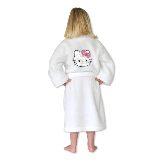 PUSZEK HELLO KITTY CUDOWNE SZLAFROKI DLA DZIECI barline bialy dziecięce