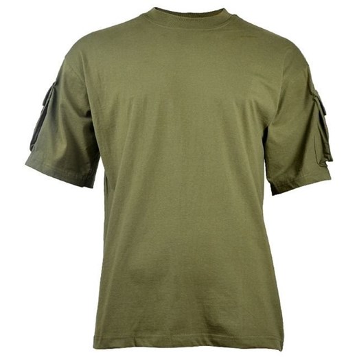 Koszulka T-shirt MFH z kieszeniami Green (00121B) Mfh L Military.pl