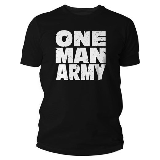 Koszulka T-Shirt TigerWood One Man Army - czarna Tigerwood S Military.pl