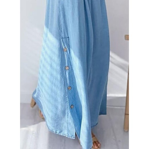 101028-BLUE (S) Sukienka M okazyjna cena sandbella