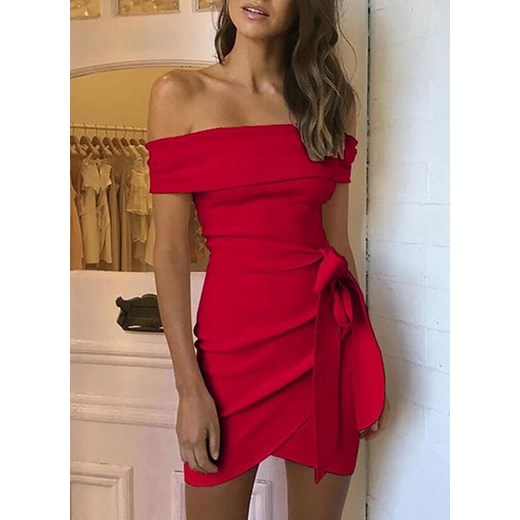 101050-RED (S) Sukienka 2XL okazja sandbella