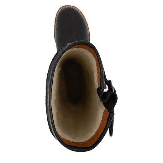 Kozaki damskie Travelin' czarne z zamkiem 