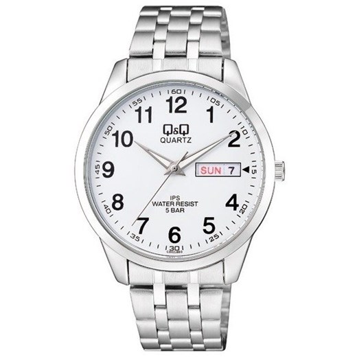 Zegarek Q&Q CD02-803 Klasyczny Data WR50 uniwersalny promocyjna cena zegaryzegarki.pl