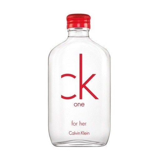 Calvin Klein CK One Red Edition for Her 100ml W Woda toaletowa perfumy-perfumeria-pl bialy ambra
