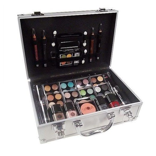 Makeup Trading Schmink Set Alu Case W Kosmetyki Zestaw kosmetyków Complet Make Up Palette perfumy-perfumeria-pl czarny zestaw