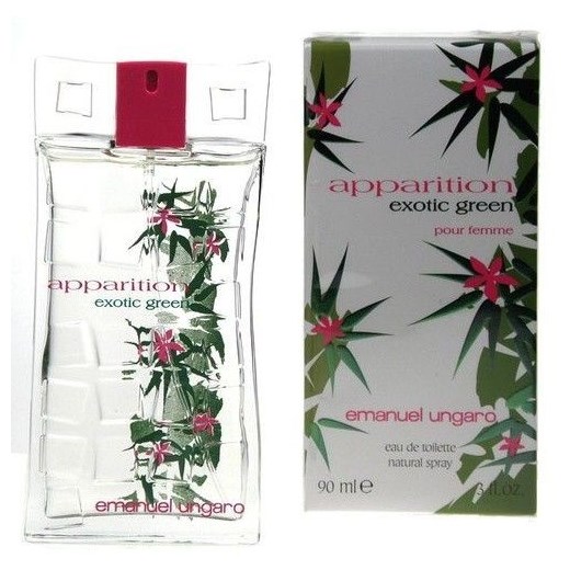 Emanuel Ungaro Apparition Exotic Green 50ml W Woda toaletowa perfumy-perfumeria-pl szary owocowe