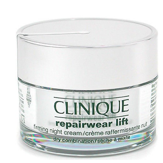 Clinique Repairwear Lift Firming Night Cream Dry Combinatio 50ml W Krem do twarzy perfumy-perfumeria-pl bialy elastyczne