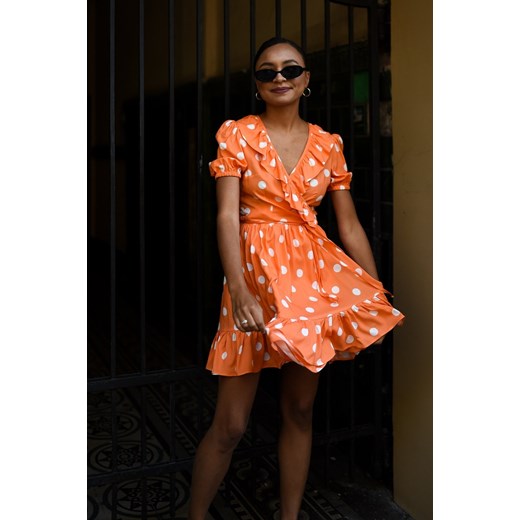 Sukienka Yasmine White Dots Laurella M LAURELLA promocja
