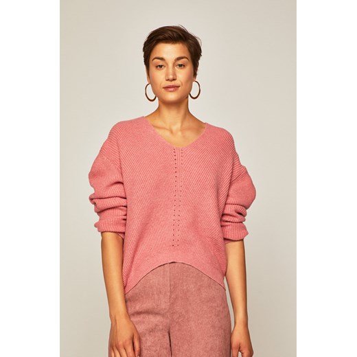 Sweter damski o obniżonej linii ramion różowy Medicine wearmedicine okazyjna cena Odzież Damska VS różowy AKZI Sweter damski o obniżonej linii ramion różowy Medicine wearmedicine okazyjna cena Odzież Damska VS różowy AKZI