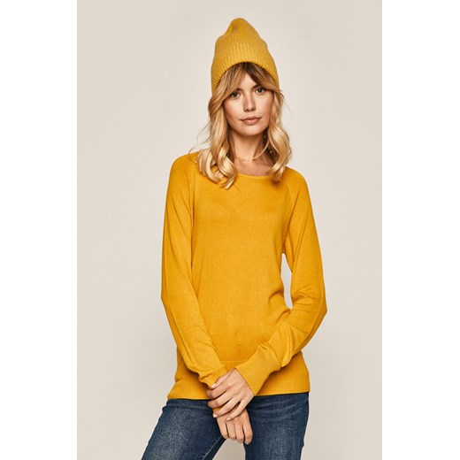 Sweter damski z okrągłym dekoltem żółty Medicine XS okazja wearmedicine