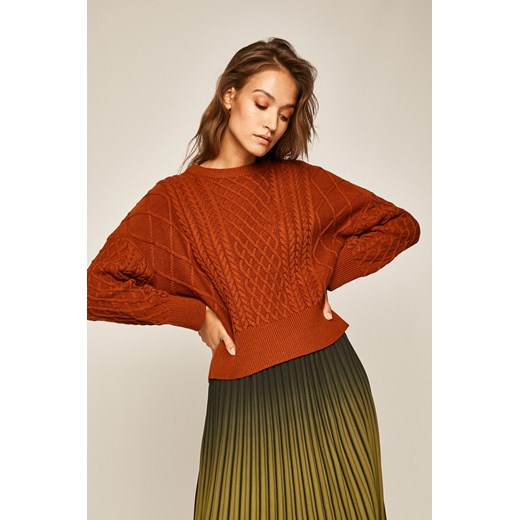 Sweter damski brązowy Medicine Odzież Damska MO brązowy FBBR Sweter damski brązowy Medicine Odzież Damska MO brązowy FBBR