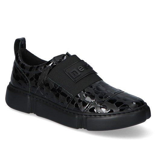 Półbuty Nessi 20799 Czarne BB lico ze sklepu Arturo-obuwie w kategorii Półbuty damskie - zdjęcie 97110870