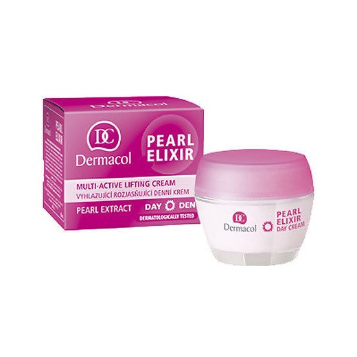 Dermacol Pearl Elixir Day Multi Active  Lifting Cream 50ml W Krem do twarzy Wszystkie typy skóry perfumy-perfumeria-pl rozowy ochronny
