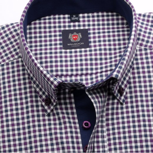 Koszula WR London (wzrost 176-182) willsoor-sklep-internetowy fioletowy koszule