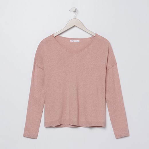 Sinsay - Bawełniany sweter - Różowy Sinsay XS Sinsay