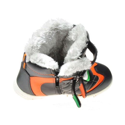 Buty zimowe dziecięce Pantofelek24 na rzepy śniegowce 