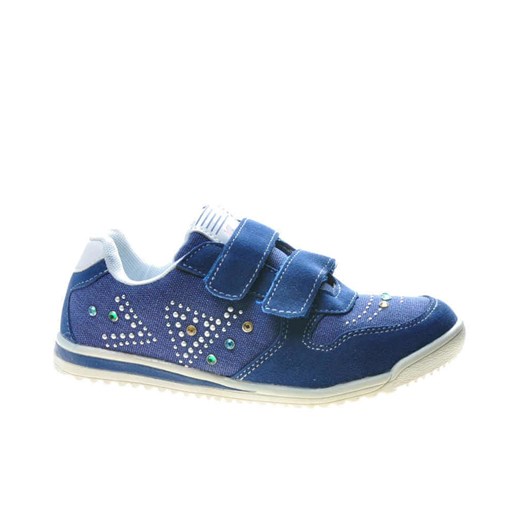 Wygodne dziecięce buty z rzepami Granatowe /G7-3 4946 S193/ Pantofelek24 27 promocyjna cena pantofelek24.pl