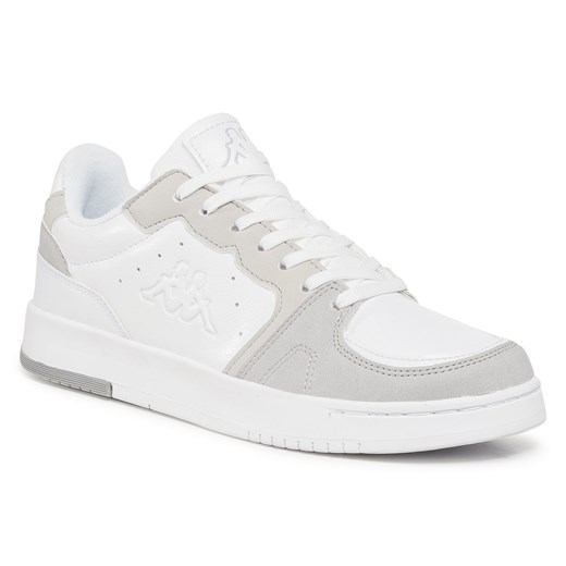 Buty sportowe damskie Kappa sneakersy młodzieżowe na wiosnę białe płaskie sznurowane 