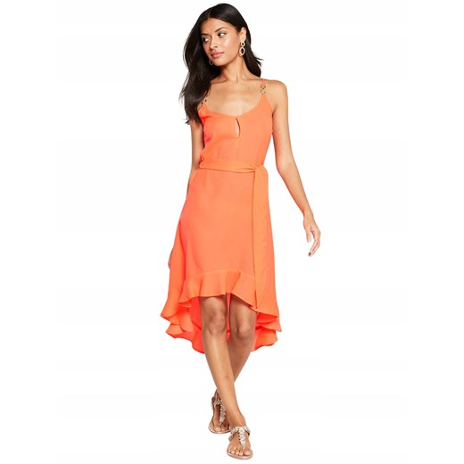 River Island Pomarańczowa Neonowa Sukienka__s River Island S Oficjalny sklep Allegro