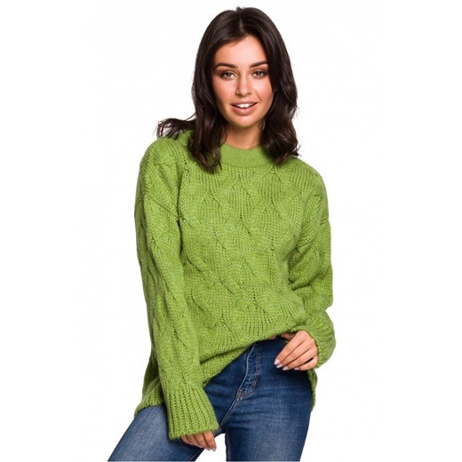 Sweter Damski Model BK038 Green Be Knit jewely.pl
