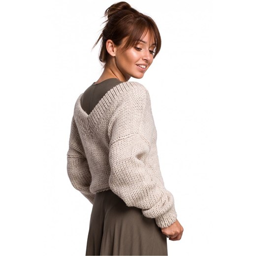 Sweter damski Be Knit casual bez wzorów 
