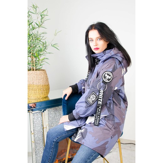 Parka damska Olika moro casualowa